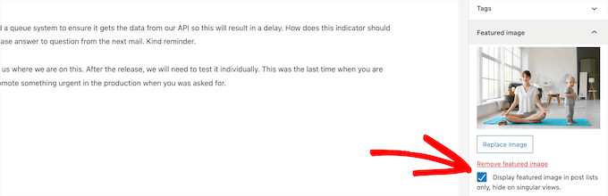 Hide a Featured Image in a WordPress Post