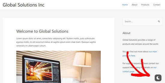 dark-mode-switch-on-website