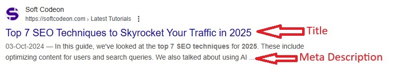 Ultimate On-Page SEO Guide 2025 to Boost Organic Traffic 2 Title Tags and Meta Descriptions