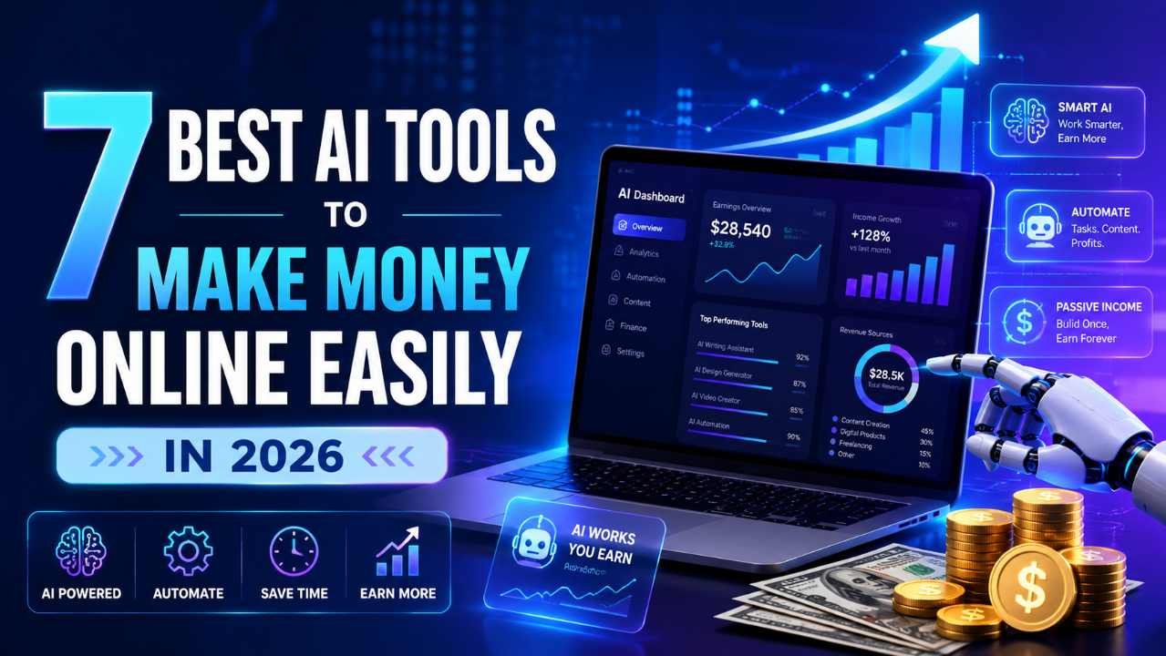 7 Best AI Tools to Make Money Online Easily in 2026 1 7 Best AI Tools to Make Money Online Easily in 2026