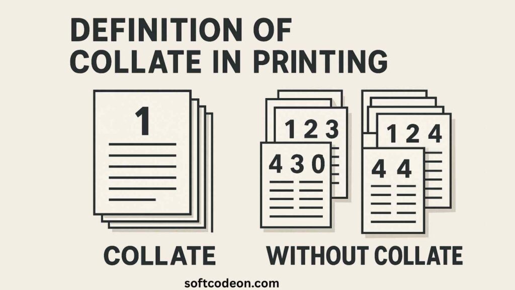What Does Collate Mean in Printing?