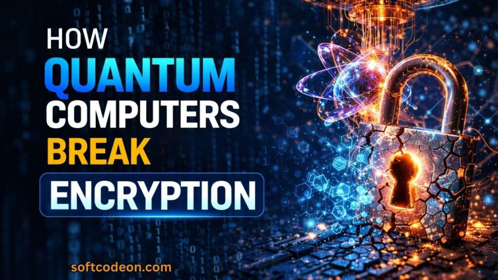 How Quantum Computers Break Encryption