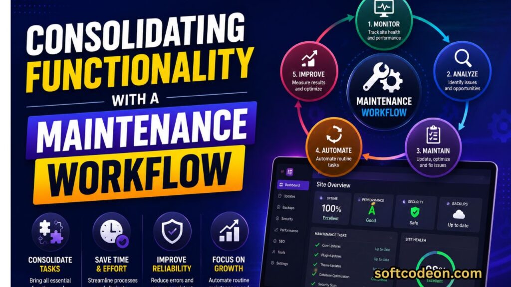 Elementor Site Slow? 15 Proven Fixes in 2026 4 Consolidating Functionality with a Maintenance Workflow