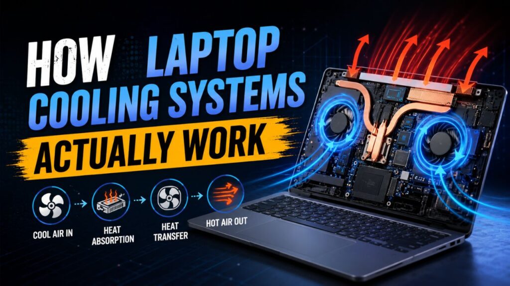 Why Is My Laptop Fan So Loud? 5 Quick Fixes 2 How Laptop Cooling System Works Actually