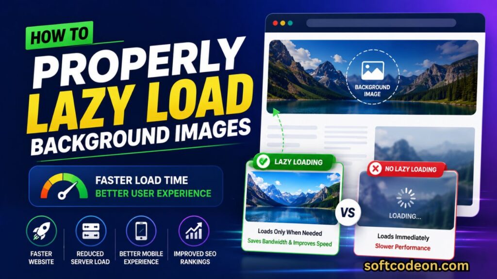 Elementor Site Slow? 15 Proven Fixes in 2026 3 How properly Lazy Load Background Images