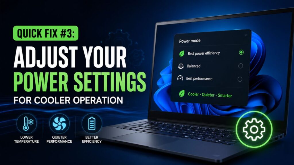 Why Is My Laptop Fan So Loud? 5 Quick Fixes 5 Quick Fix 3 Adjust Your Power Setting