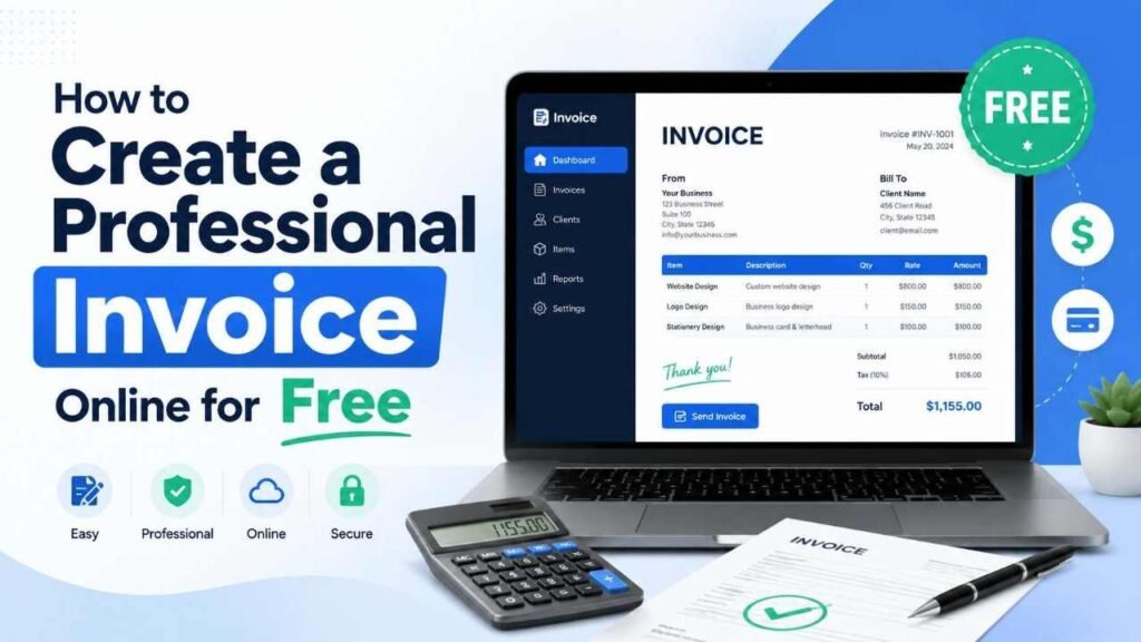 How to Create a Professional Invoice Online for Free